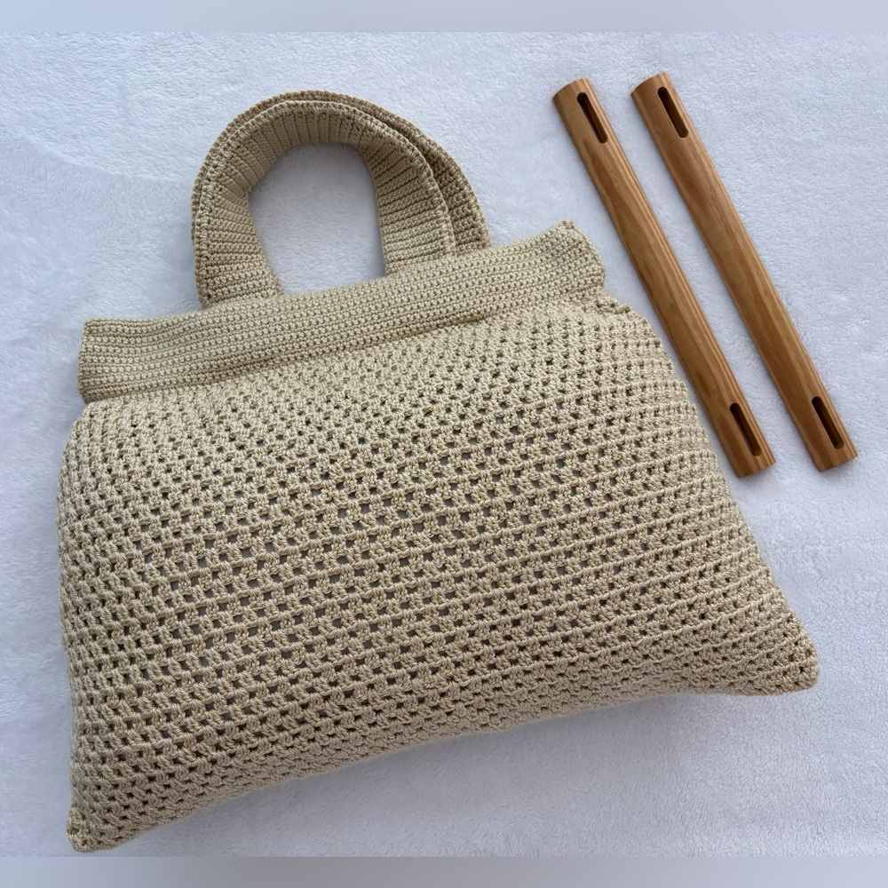 Crochet/Macrame Bag, VGUC - Picture 2 of 4
